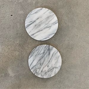 2 Crate & Barrel Marble Trivets